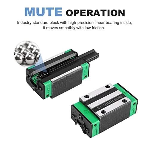 CNCMANS Linear Guide HGR15 300mm | High Precision CNC Parts for Automated Machines thumbnail 6