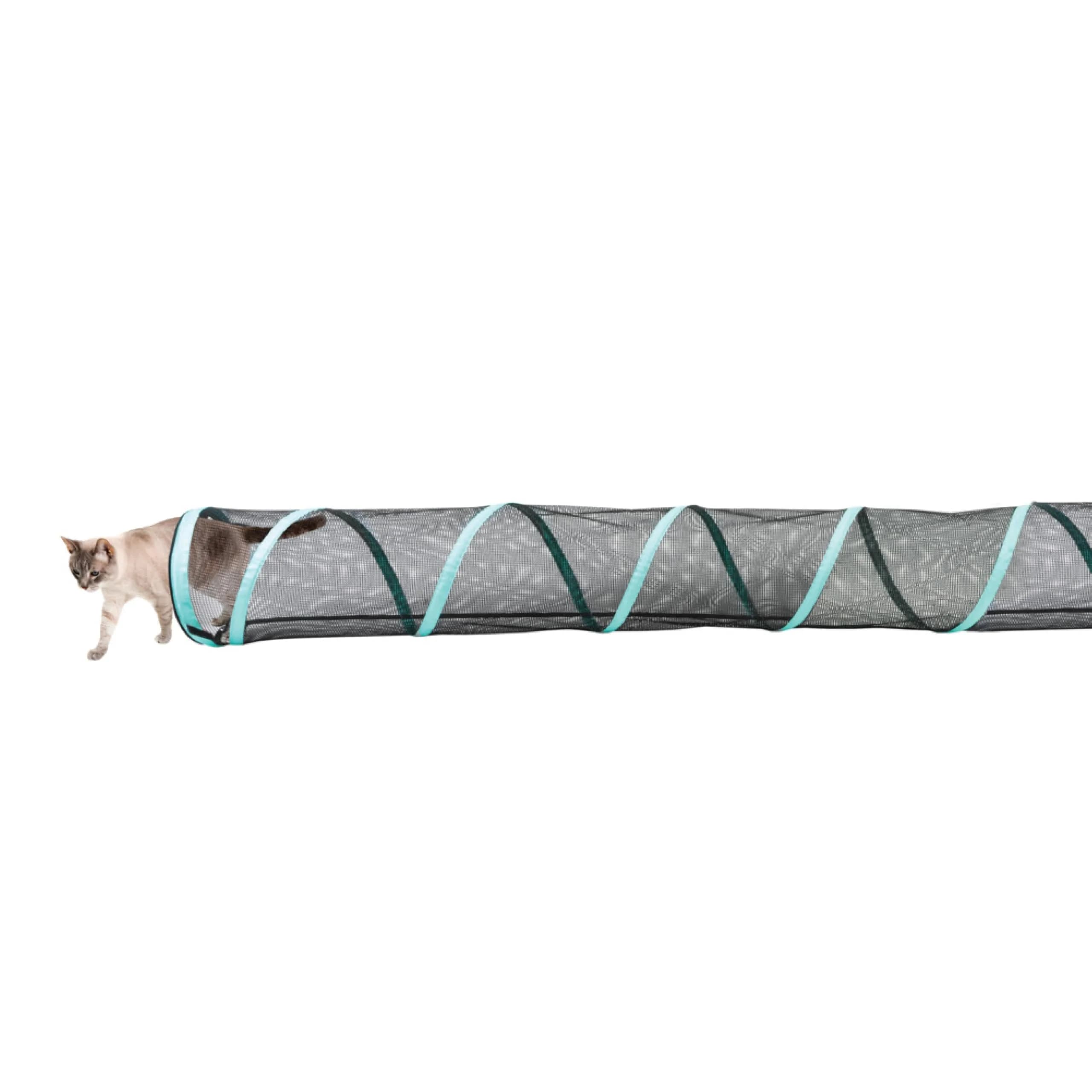 Kitty City Catio Outdoor 20' Cat Tunnel – 20‑Foot Play Tunnel, 11” Diameter, Modular Connector for Cats & Small Pets — 20 Foot Tunnel