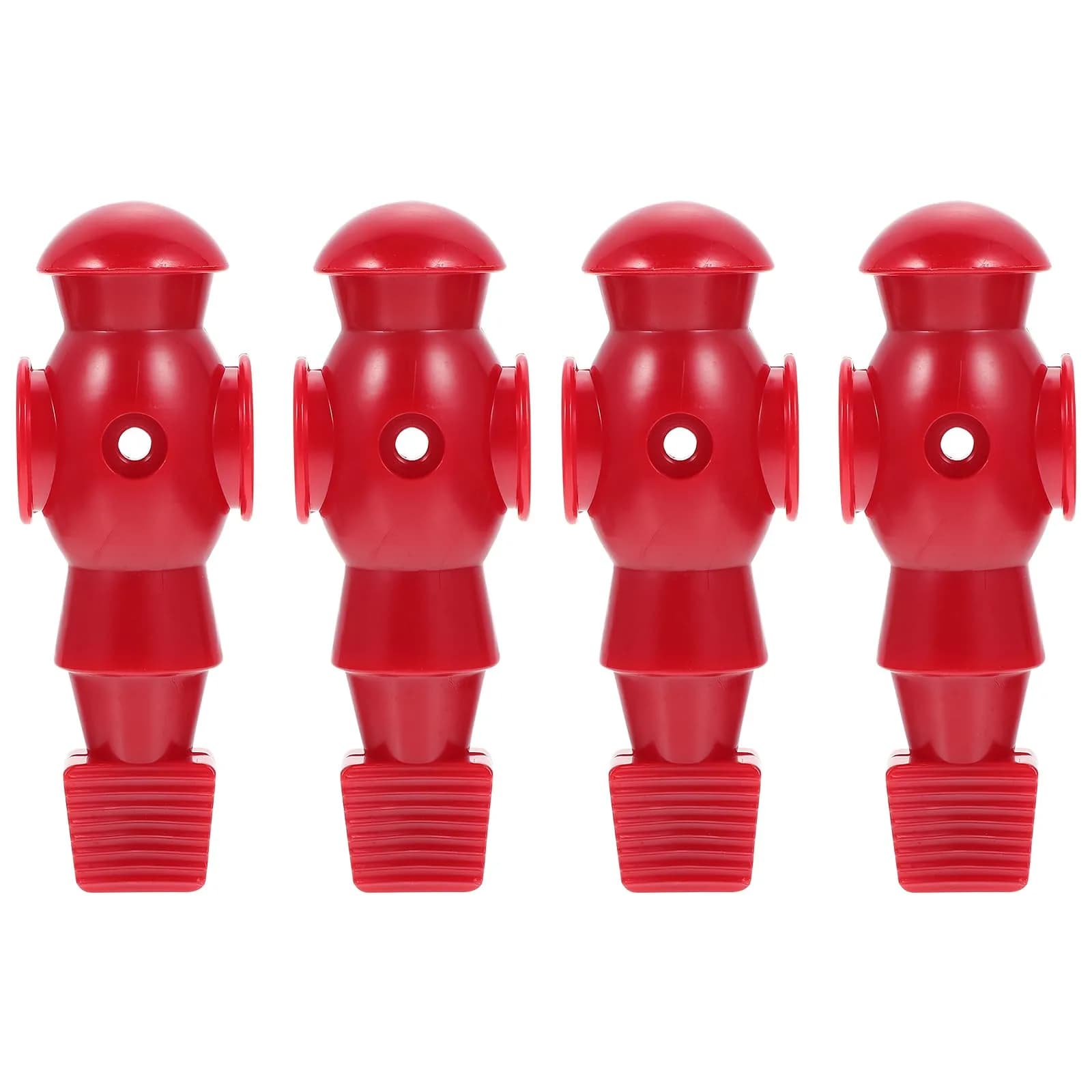 Homoyoyo 4-Piece Foosball Player Replacement Set for Table Repair | Resin Red - main product image