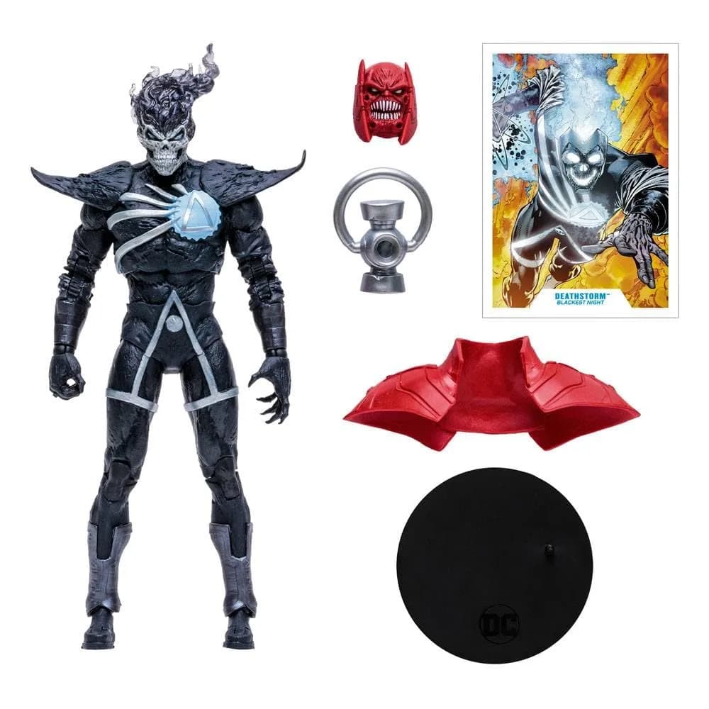 McFarlane Toys DC Multiverse Deathstorm 7-inch Action Figure | Ultra Articulation for Play - view 3
