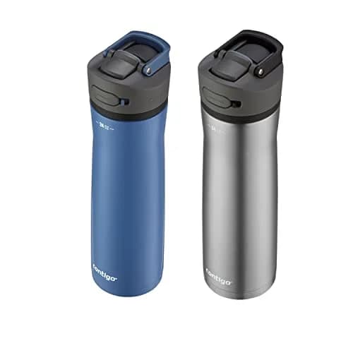 Contigo Ashland Chill 24oz (710ml) Stainless Steel Insulated Water Bottle 2-Pack | Keeps Cold 24 Hrs thumbnail 2