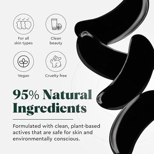 The Wolf Project Under Eye Patches for Dark Circles & Puffiness | Cooling Caffeine Gel Pads (5 Pairs) thumbnail 5