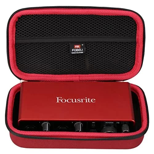 FBLFOBELI EVA Hard Storage Case for Focusrite Scarlett 2i2 3rd Gen | Waterproof, Shockproof, Travel-Ready (8.2 x 4.5 x 2.7 inches) thumbnail 1
