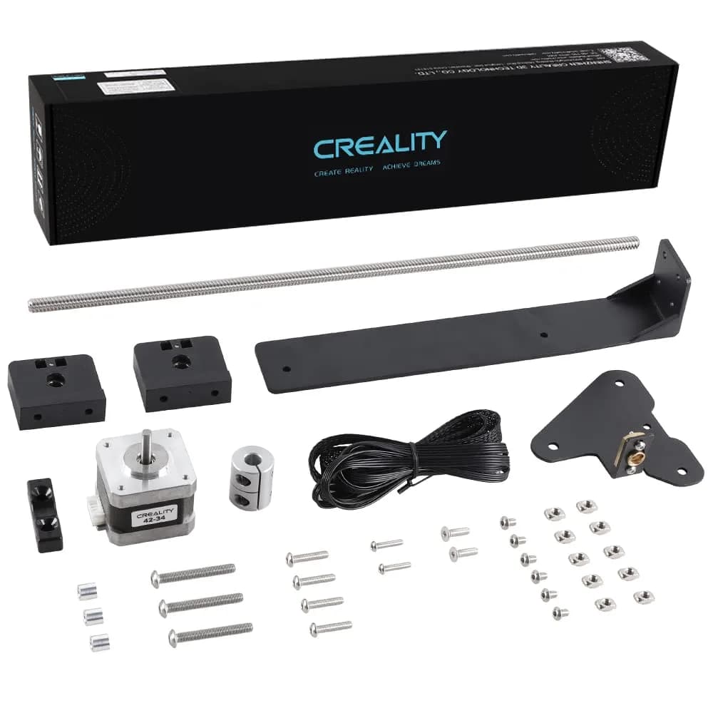 Creality Ender 3 Dual Z-Axis Upgrade Kit | Metal Lead Screw & Stepper Motor for Ender 3, Pro, V2, Neo (1 kg / 2.2 lb)
