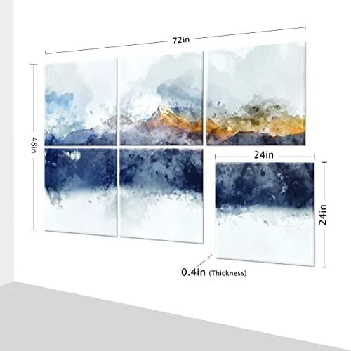 Ruonin.X Decorative Art Acoustic Wall Panels | Sound Absorbing, Fire-Resistant, Easy Install, 72x48 inches thumbnail 3