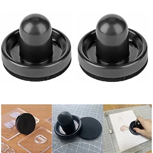 CYFUN DESIGN Rubber Stamp Pressure Tool 6 x 7.5cm | Ideal for Card Making & Scrapbooking thumbnail 1