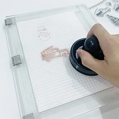 CYFUN DESIGN Rubber Stamp Pressure Tool 6 x 7.5cm | Ideal for Card Making & Scrapbooking thumbnail 4
