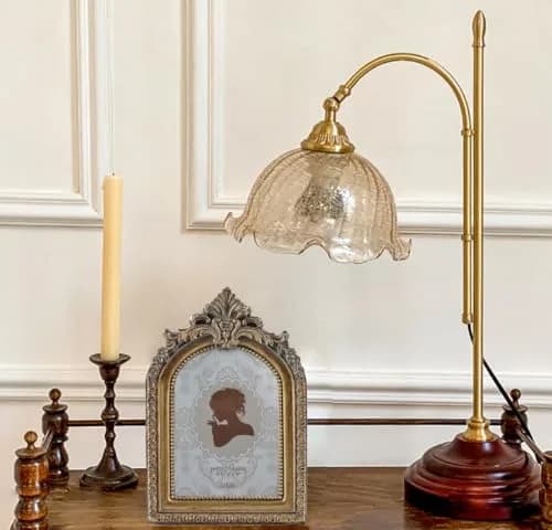 SIKOO Vintage Mini 2.5 × 3.5 Picture Frame Antique Bronze Gold | Resin with Glass Front thumbnail 3