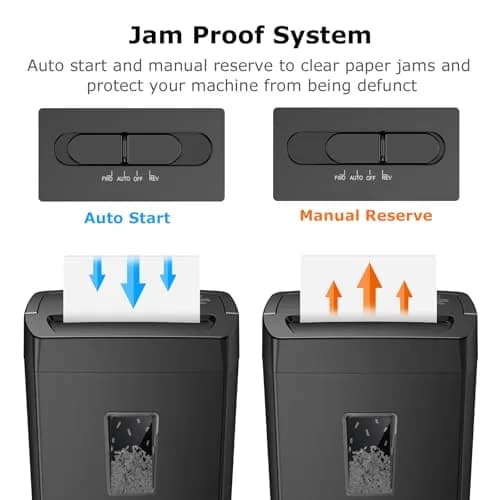 Bonsaii C275-A Cross Cut Paper Shredder 12-Sheet Capacity | P-4 Security Level thumbnail 7