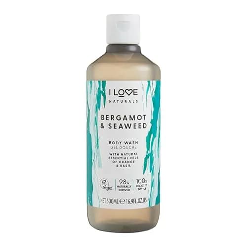 I LOVE Naturals Bergamot and Seaweed Body Wash - Moisturizing Plant-Based Cleanser 16.9 oz | Infused with Essential Oils thumbnail 1