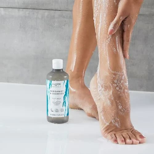 I LOVE Naturals Bergamot and Seaweed Body Wash - Moisturizing Plant-Based Cleanser 16.9 oz | Infused with Essential Oils thumbnail 2