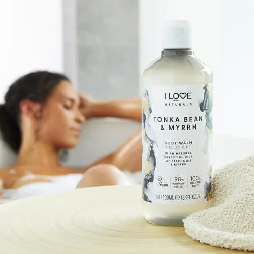 I LOVE Moisturizing Body Wash with Tonka Bean & Myrrh | Plant-Based, Infused with Essential Oils, 16.9 oz thumbnail 2