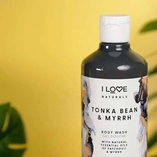 I LOVE Moisturizing Body Wash with Tonka Bean & Myrrh | Plant-Based, Infused with Essential Oils, 16.9 oz thumbnail 3