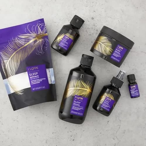 I LOVE Wellness Sleep Bath and Body Oil - Body Oil and Bath Oil for Dry Skin - Essential Oils for Sleep - Calm Lavender and Chamomile Blend - 4.2 oz thumbnail 5