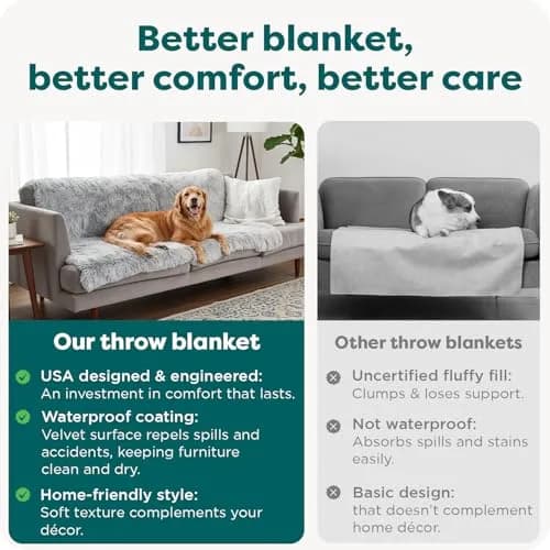Furhaven Waterproof Pet Bed Mat Extra Large | Reversible Faux Fur & Velvet, Gray thumbnail 7