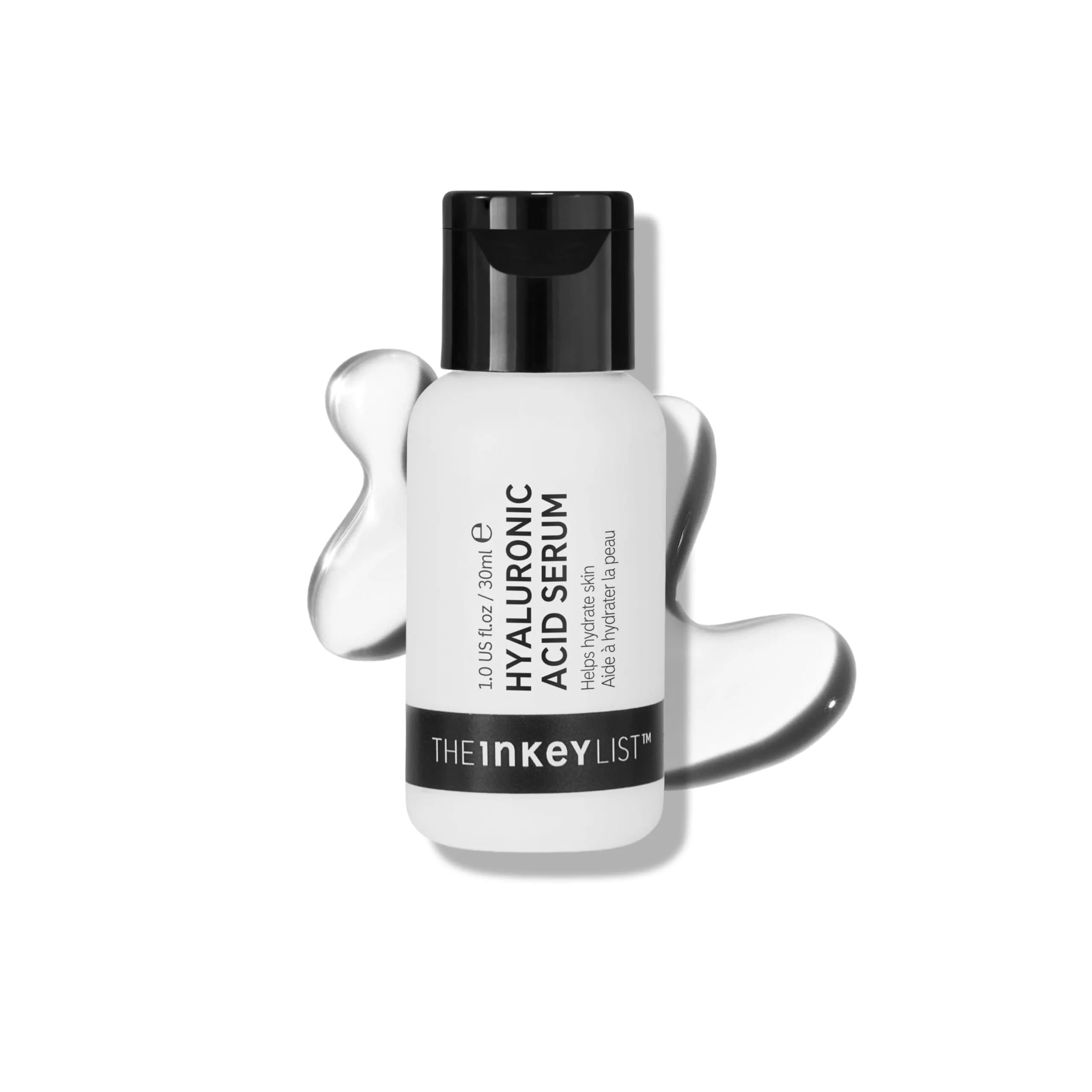 The INKEY List Hyaluronic Acid Serum 30ml (1 Fl Oz) | Hydrates Dry Skin, Plumps & Smooths Fine Lines — 1 Fl Oz