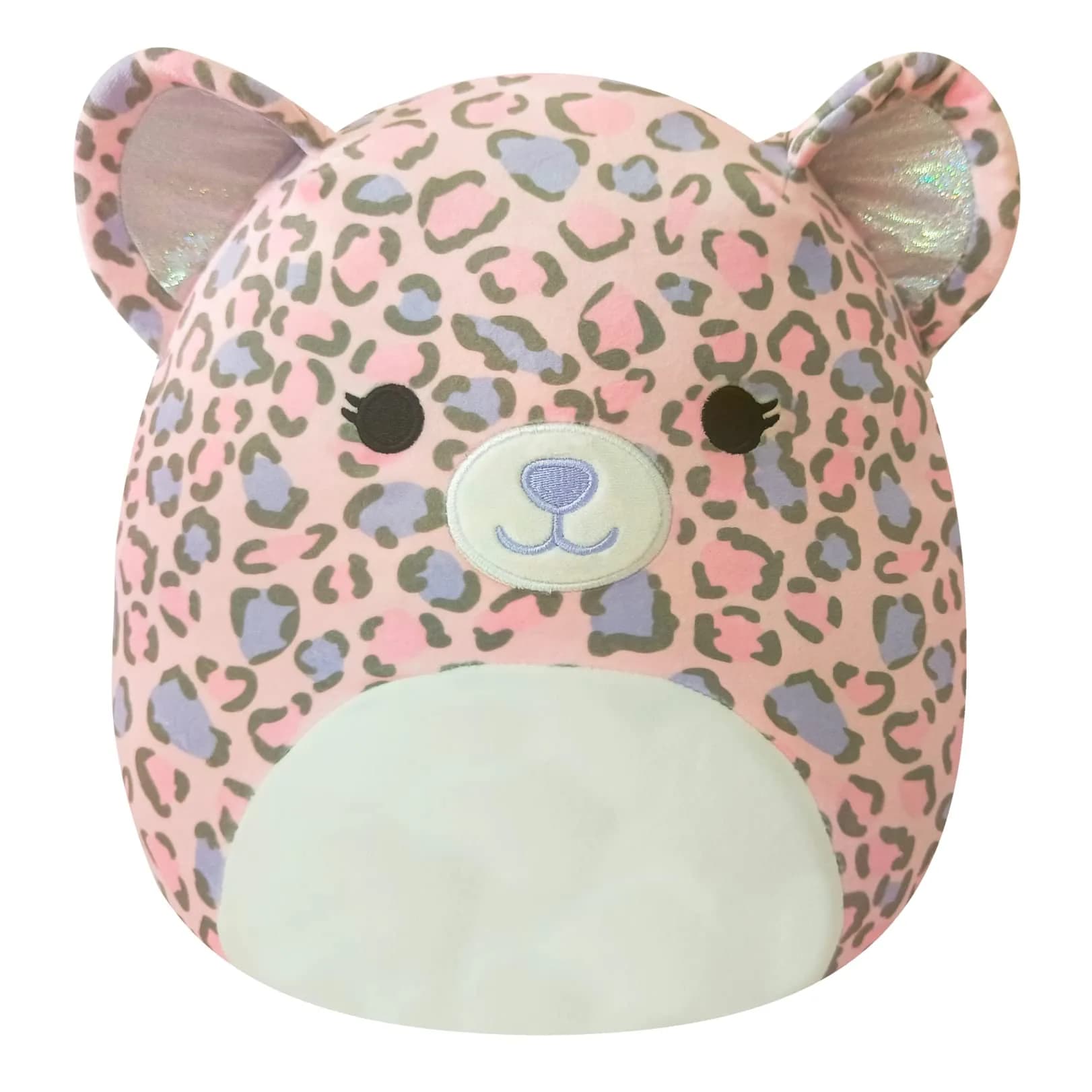 Squishmallows Dallas Pink and Purple Leopard Plush 30cm (12-Inch) | Official Jazwares Stuffed Animal Toy for Kids — Pink and Purple Leopard