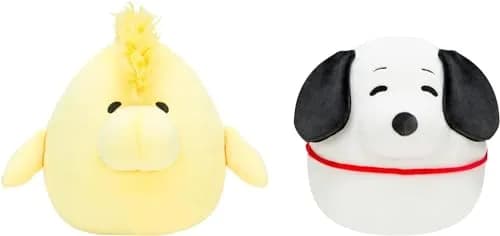 Squishmallows Peanuts 8-Inch 2-Pack Plush | Snoopy & Woodstock Ultrasoft Stuffed Animals thumbnail 1