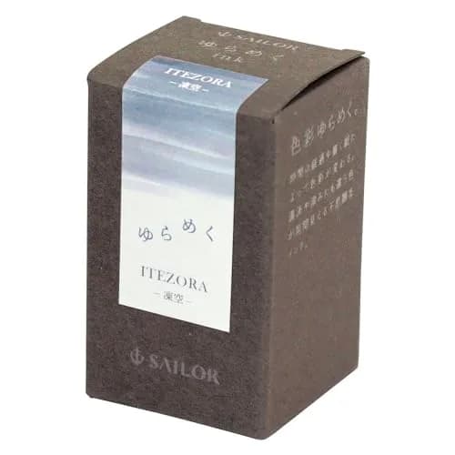 セーラー Fountain Pen with Flickering Frozen Sky Ink 20ml | Unique Color Change & Expressive Writing thumbnail 2