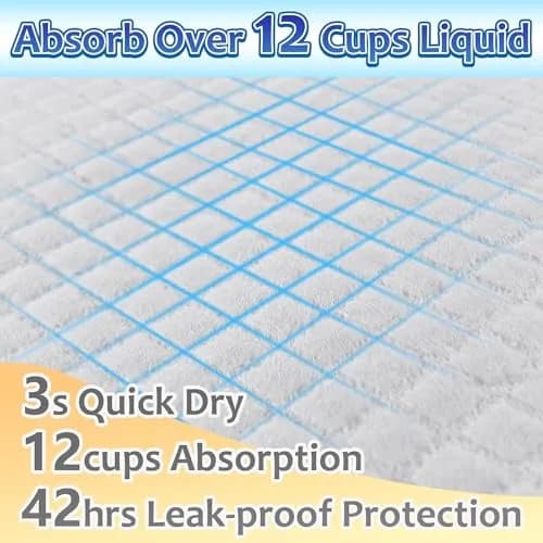 Dogcator Extra Large Dog Pee Pads 30"x36" | Super Absorbent, Leak-Proof for Indoor & Outdoor Use thumbnail 2