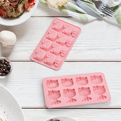 DC QZHMKJ PET Hello Kitty Silicone Mold 8 Cups | Food-Grade, BPA-Free, Temperature Resistant thumbnail 6
