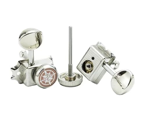 Guyker 6 Locking Guitar Tuners Nickel | Finer Tuning & Stability for Electric & Acoustic Guitars thumbnail 5