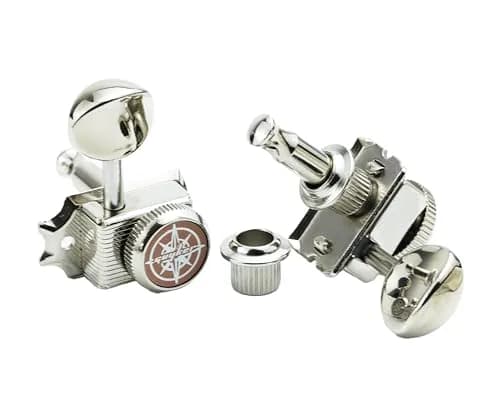 Guyker 6 Locking Guitar Tuners Nickel | Finer Tuning & Stability for Electric & Acoustic Guitars thumbnail 6