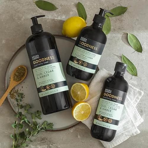 Baylis & Harding Goodness Natural Bubble Bath 16.9 Fl Oz | 3 Pack, Oud Cedar Amber, Vegan & Eco-Friendly thumbnail 8
