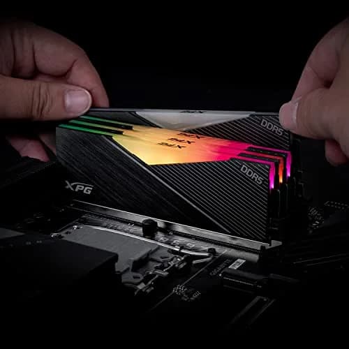 XPG Lancer RGB DDR5 6000MHz 32GB (2x16GB) CL40 UDIMM Desktop SDRAM Black Heatsink | Gaming Memory thumbnail 5