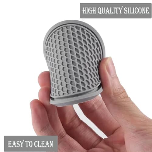 SINGARO Gray 4PCS Silicone Car Cup Coaster | Universal Non-Slip Cup Holder Insert for Cars, Homes, Offices (2.77 inch) thumbnail 5