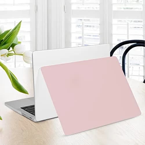 EooCoo Matte Light Pink Hard Case for MacBook Pro 14-inch | Includes Keyboard Cover & Screen Protector thumbnail 7