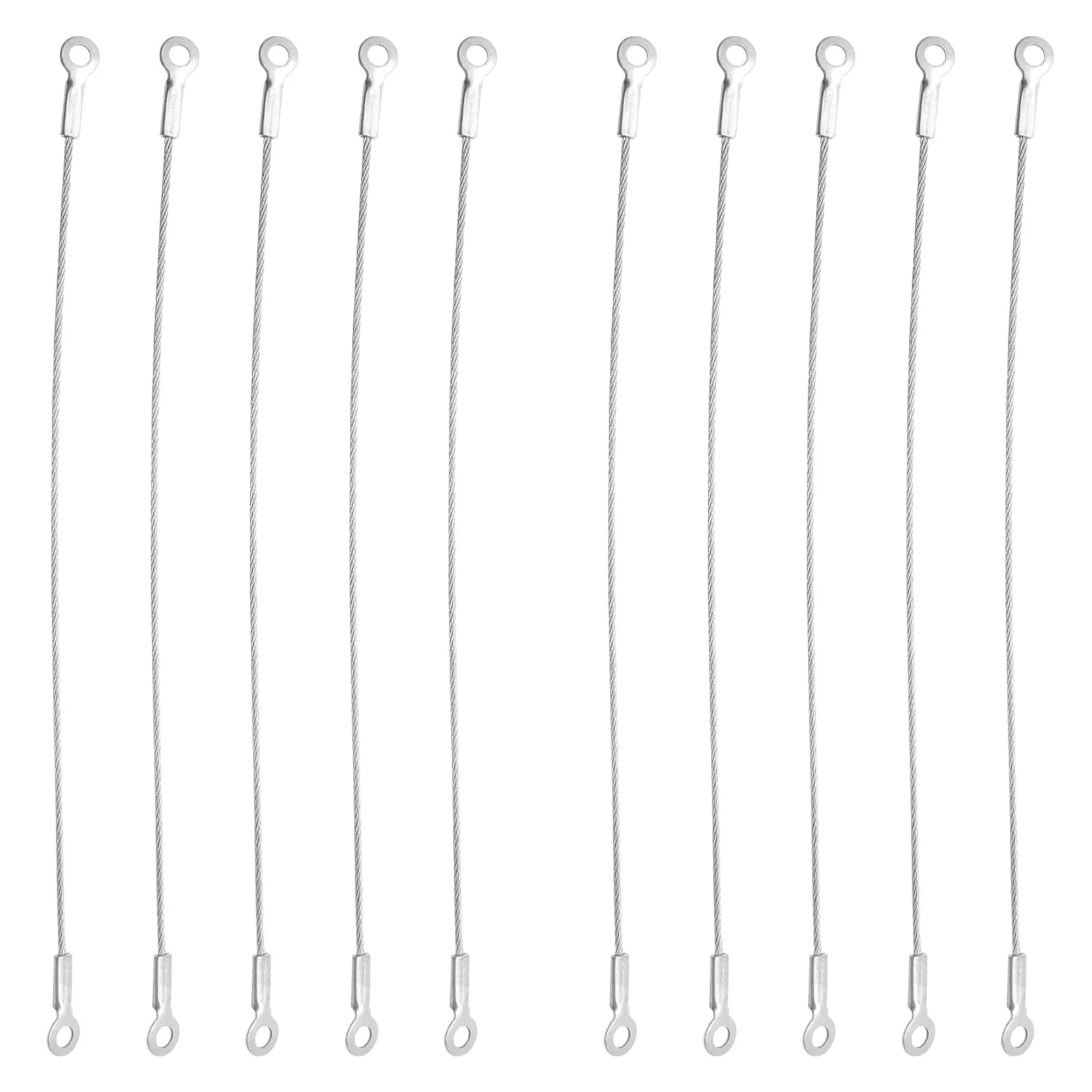 Jiozermi 10 Pcs 12 Inch (30 CM) Cabinet Door Restraint | Stainless Steel Hinge Limiter — 12 Inch