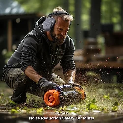 ProCase Hearing Protection Ear Muffs NRR 28dB | ANSI S3.19 Certified Noise Reduction thumbnail 7
