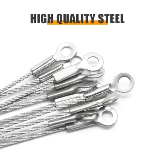 Jiozermi 8 Inch Cabinet Door Restraint, 10 Pcs, Stainless Steel | Prevents Doors from Swinging Open Too Far thumbnail 4
