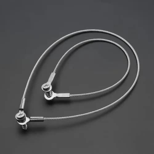 Jiozermi 8 Inch Cabinet Door Restraint, 10 Pcs, Stainless Steel | Prevents Doors from Swinging Open Too Far thumbnail 5