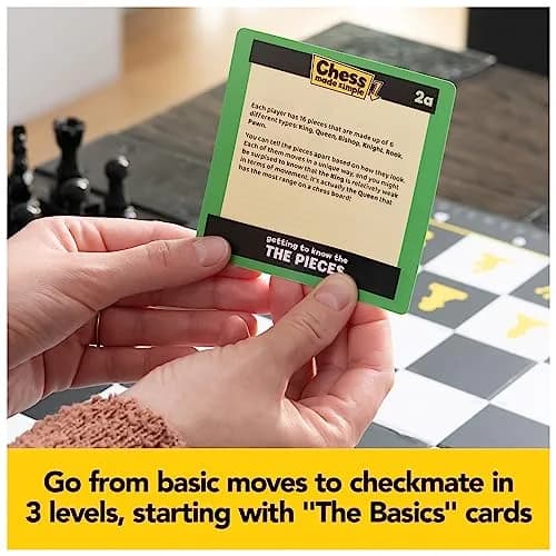 Spin Master Games Chess Made Simple Classic Board Game for Beginners | Educational Strategy Game for Ages 8+ thumbnail 4