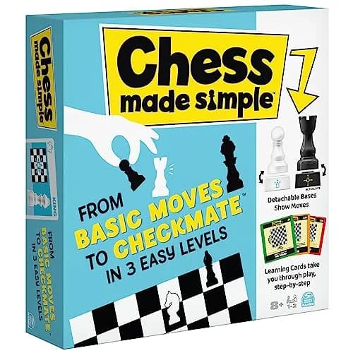 Spin Master Games Chess Made Simple Classic Board Game for Beginners | Educational Strategy Game for Ages 8+ thumbnail 2