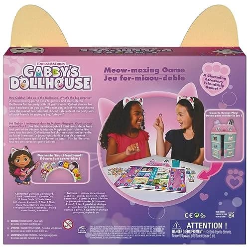 Spin Master Games Gabby's Dollhouse Meow-Mazing Family Game | Educational Board Game for Kids Ages 4+ thumbnail 7