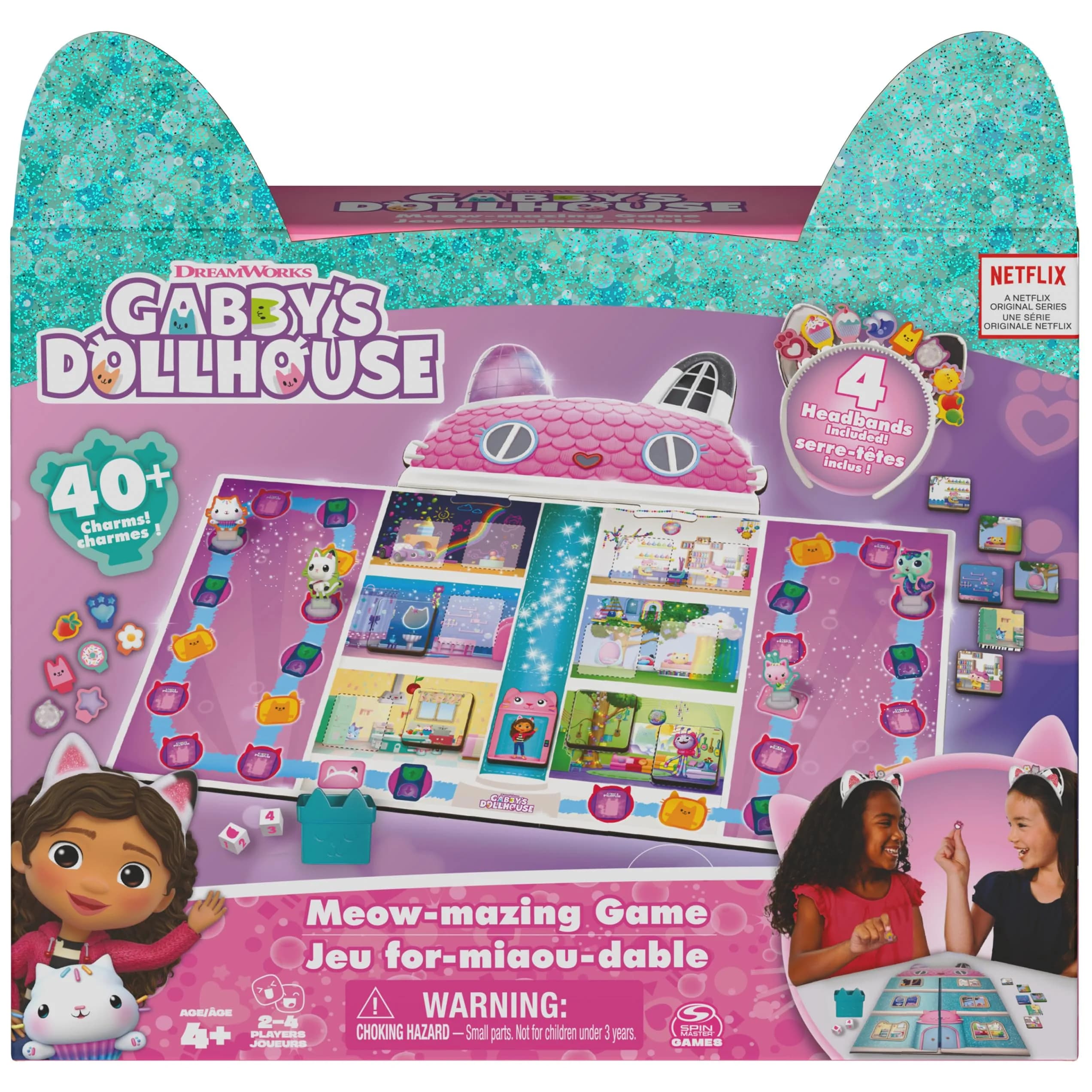 Spin Master Games Gabby's Dollhouse Meow-Mazing Family Game | Educational Board Game for Kids Ages 4+ - view 8