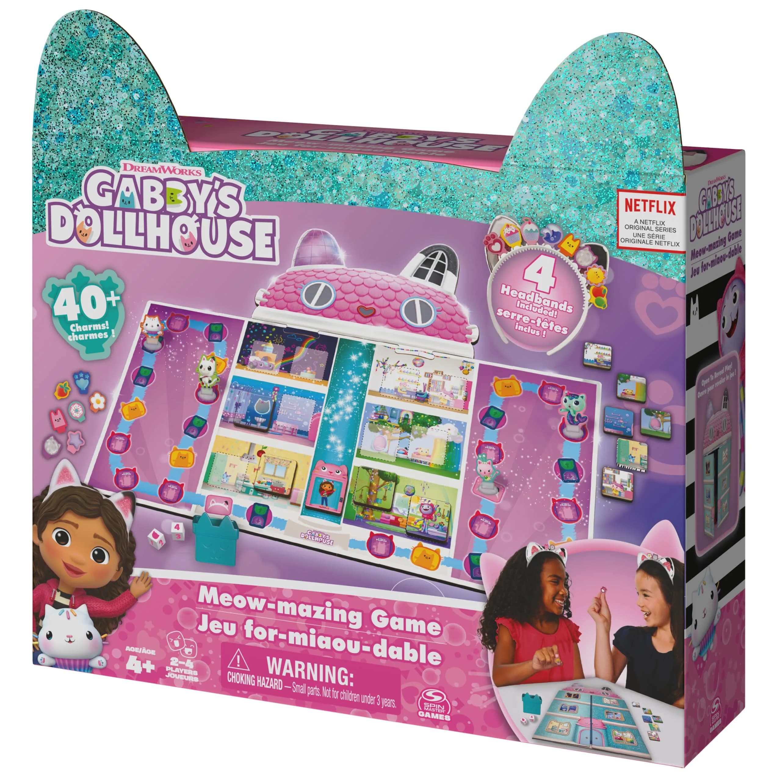 Spin Master Games Gabby's Dollhouse Meow-Mazing Family Game | Educational Board Game for Kids Ages 4+ - view 9