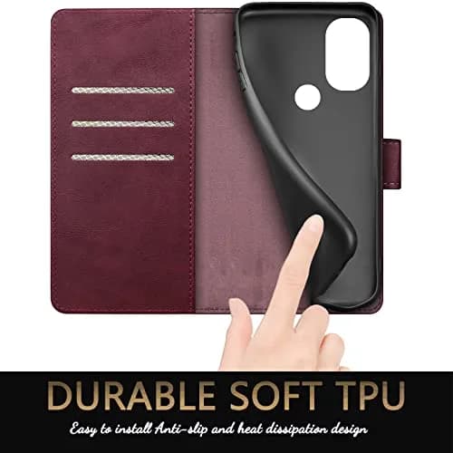 SUANPOT Wallet Case for Motorola Moto G Power 2022 | RFID Blocking PU Leather Shockproof Flip Cover thumbnail 7