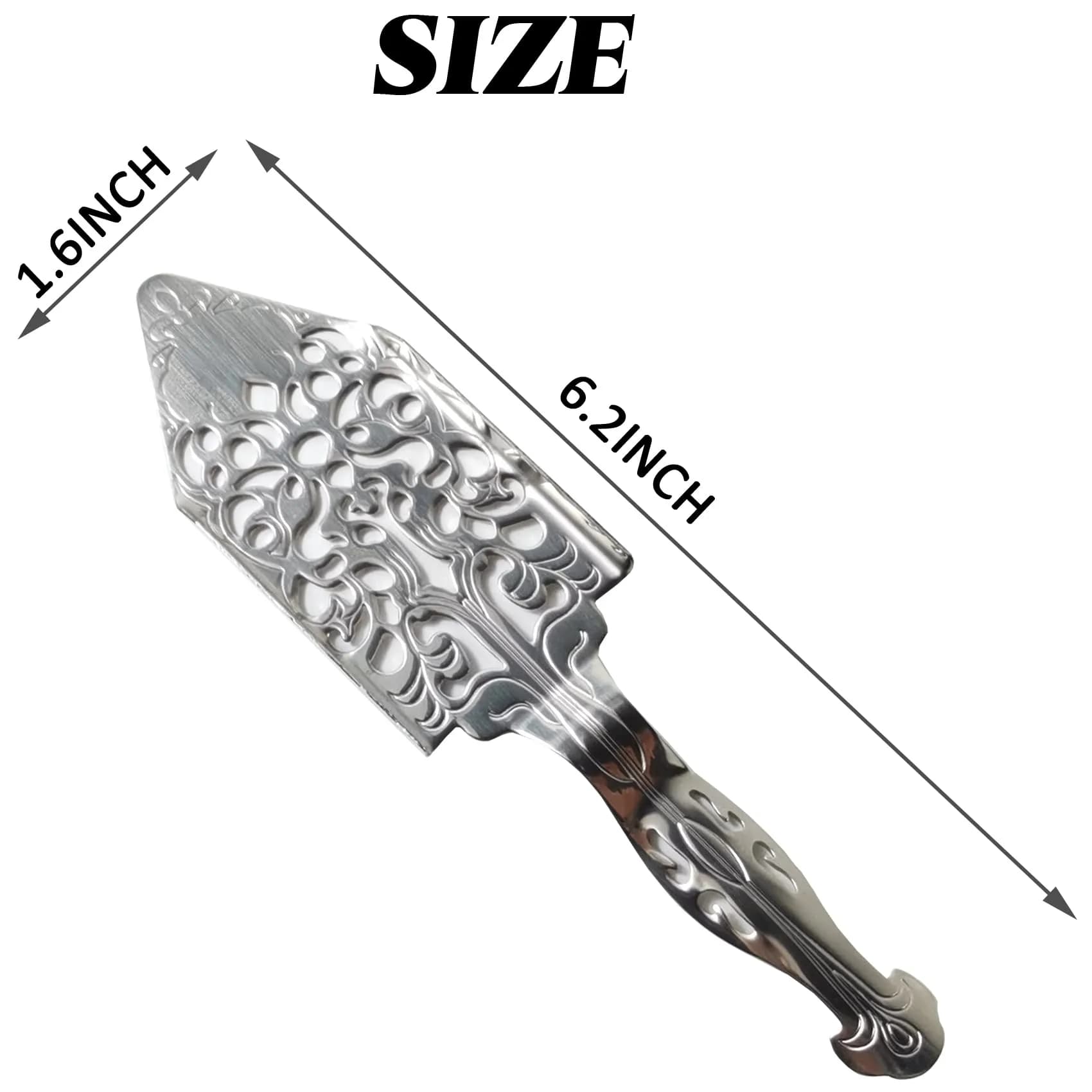 NSBELL 2PCS Stainless Steel Absinthe Spoon 15.7cm (6.2 inch) | Vintage Cocktail Bar Filter - view 2