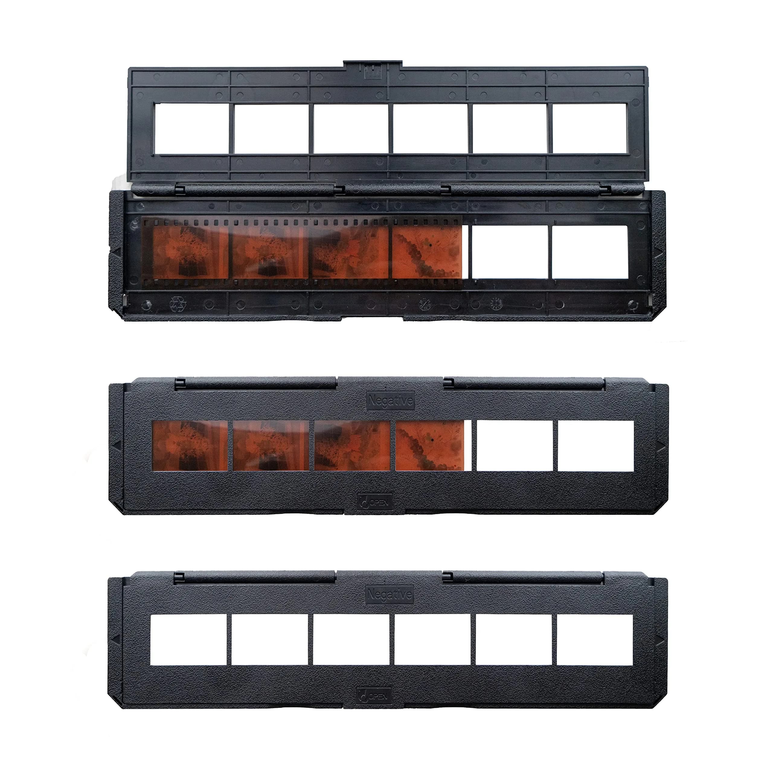 Magnasonic Long Tray Negative Film Holder for 35mm | Holds 6 Frames, Easy To Use, Protects Film Edges - main product image