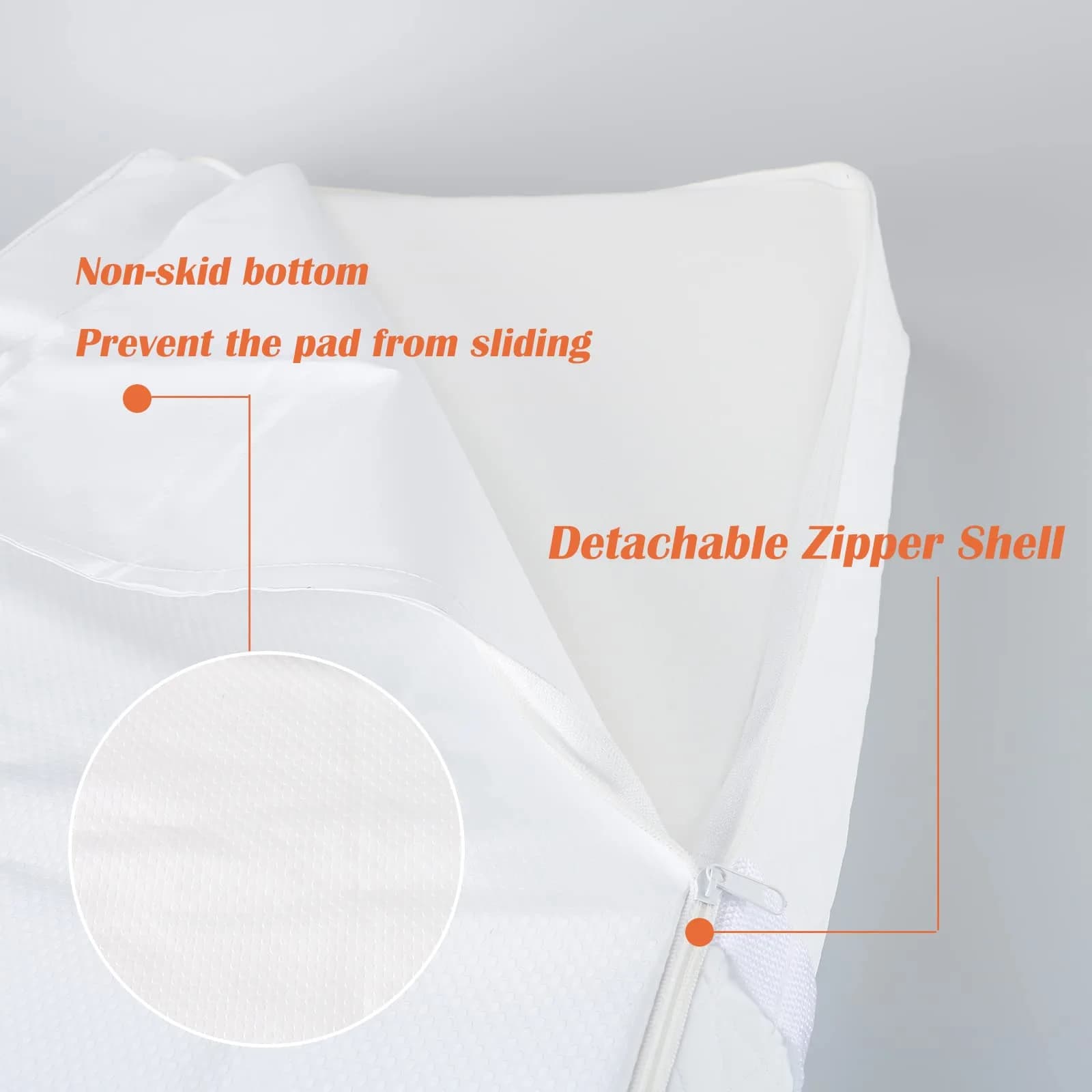 BBjixiang Contoured Baby Changing Pad with Waterproof Cover, 84cm x 41cm (33"×16") | Fits Most Dressers & Tables - view 4