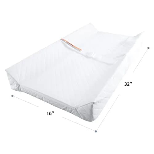BBjixiang Contoured Baby Changing Pad with Waterproof Cover, 84cm x 41cm (33"×16") | Fits Most Dressers & Tables thumbnail 2