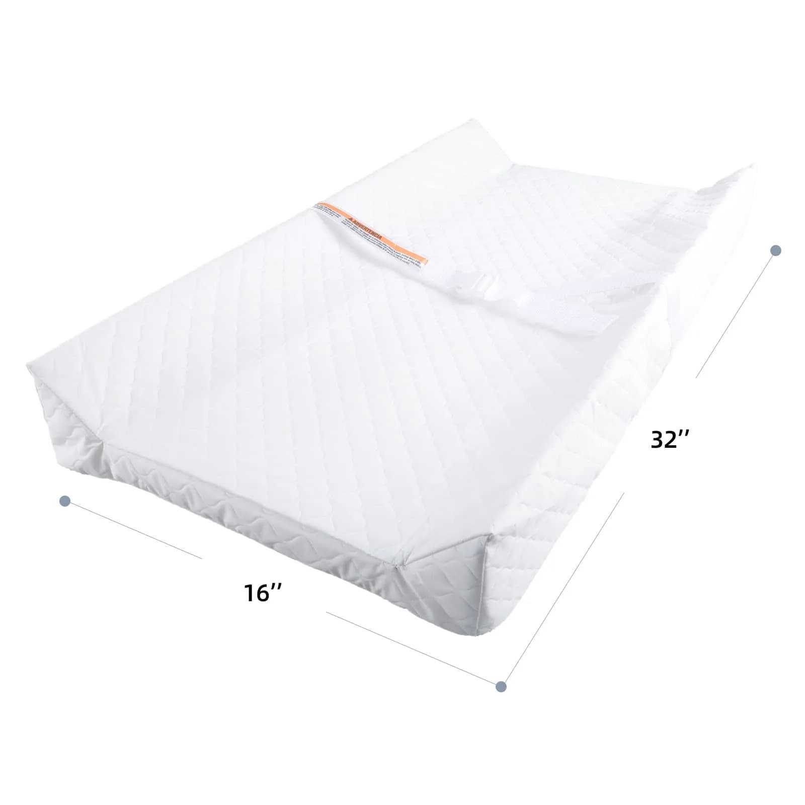 BBjixiang Contoured Baby Changing Pad with Waterproof Cover, 84cm x 41cm (33"×16") | Fits Most Dressers & Tables - view 2