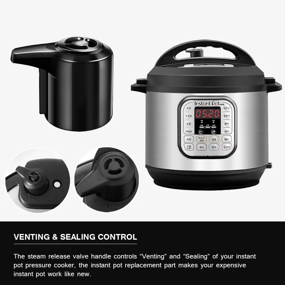 SENLIXIN Steam Release Valve Handle for Instant Pot Duo/Duo Plus 3-8 Qt | Controls Venting & Sealing - view 6