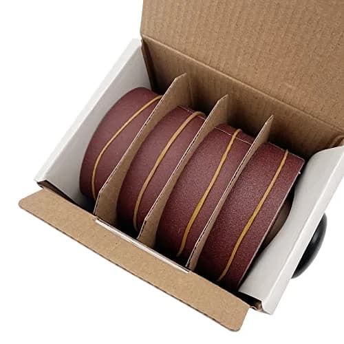 LYFJXX Emery Cloth Roll 25mm x 8m (1" x 26.24') | 4-Grit Assortment for Metal, Wood & More thumbnail 5
