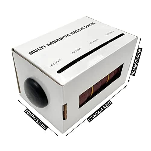 LYFJXX Emery Cloth Roll 25mm x 8m (1" x 26.24') | 4-Grit Assortment for Metal, Wood & More thumbnail 8