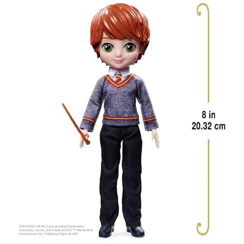 Wizarding World Ron Weasley 8-inch Doll with Hogwarts Uniform & Wand | Ages 6+ thumbnail 6